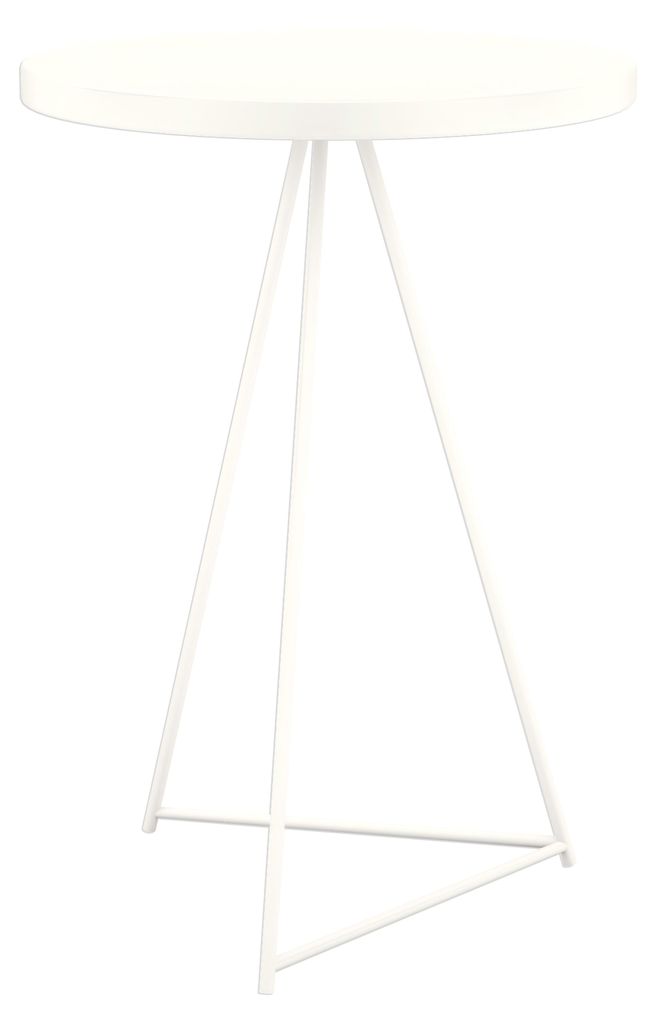 Bartisch Rebecca Mobili Lumea 102x60x60 cm Eisen Cremeweiß Modern