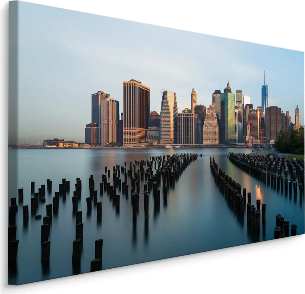 Decorazione Parete XXL 120x80 | Carta da Parati Tela Città Arte