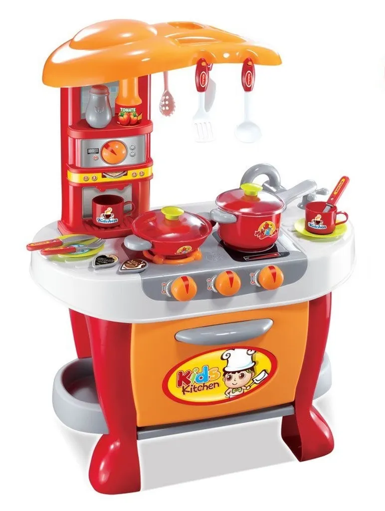 Cuisine pour enfants G21 Little Chef orange : idéal pour jouer au chef