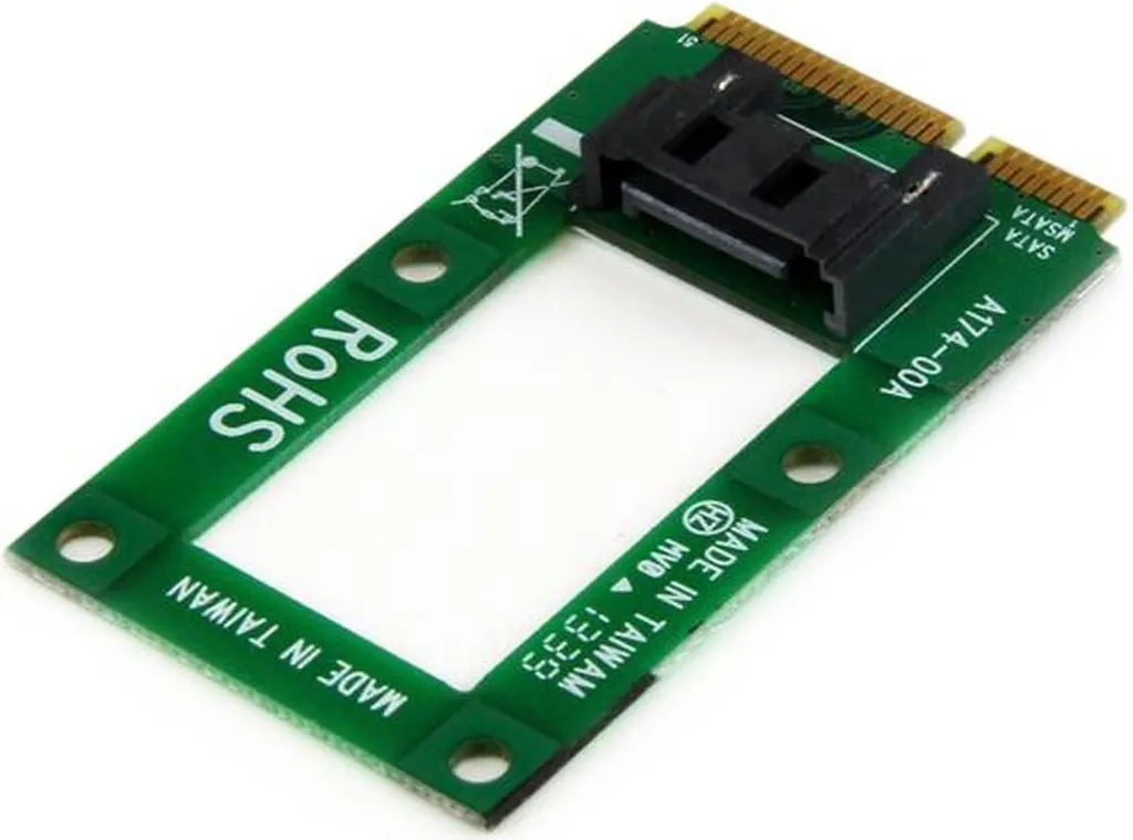 Adaptateur mSATA vers SATA III StarTech - Débit 6Gbps - Modèle MSAT2SAT3