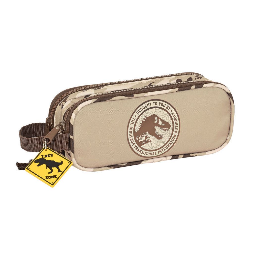 Zweifaches Mehrzweck-Etui Jurassic World Dominion Braun (21 Produktbild 