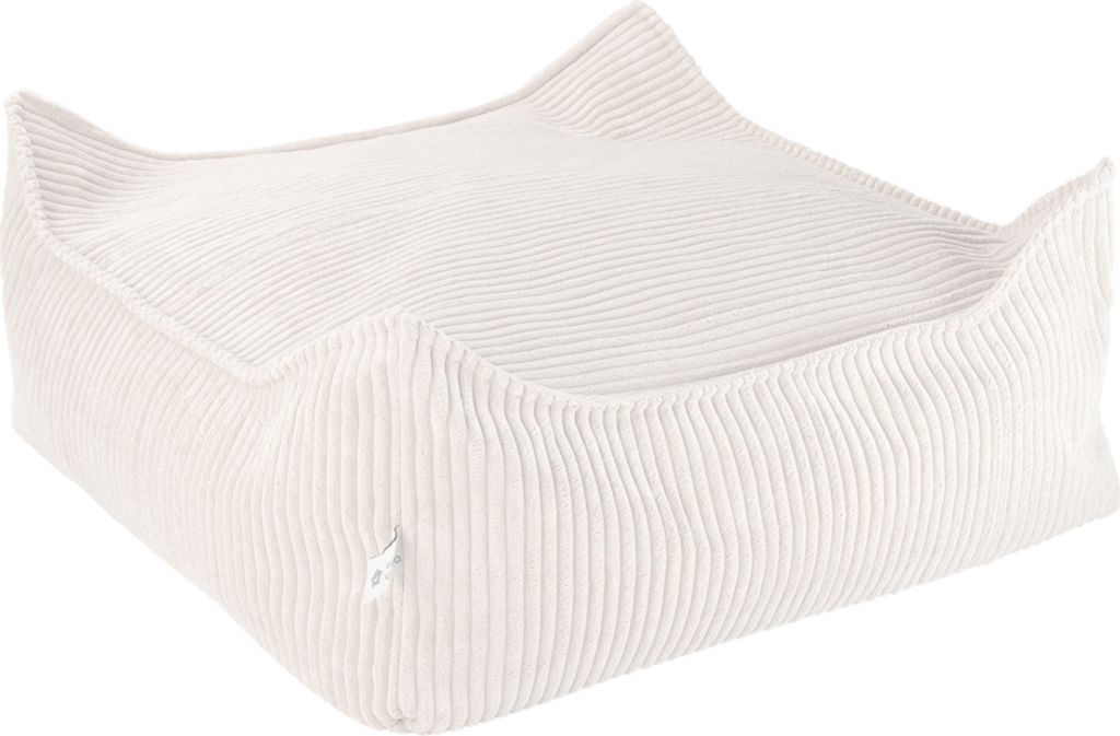 Wigiwama Square Ottoman / Sitzkissen / Sitzsack, Farbe:Marshmallow
