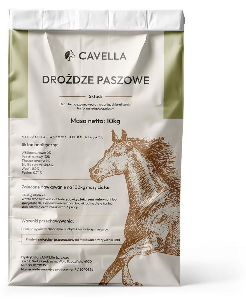 Cavella Ergänzungsfutter Pferd Für Verdauung, Darmflora Und Immunsystem, Mit Futterhefe, 10 Kg
