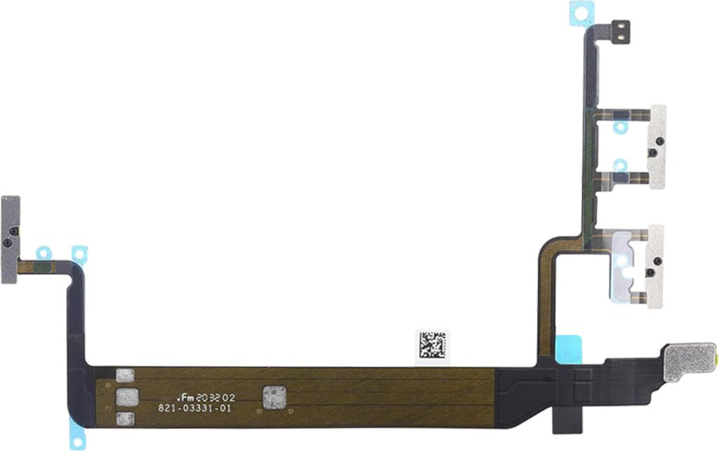 Clappio, Flexkabel für Power-Button, Lautstärke und Lautsprecher für Apple iPhone 13 Pro, Schwarz