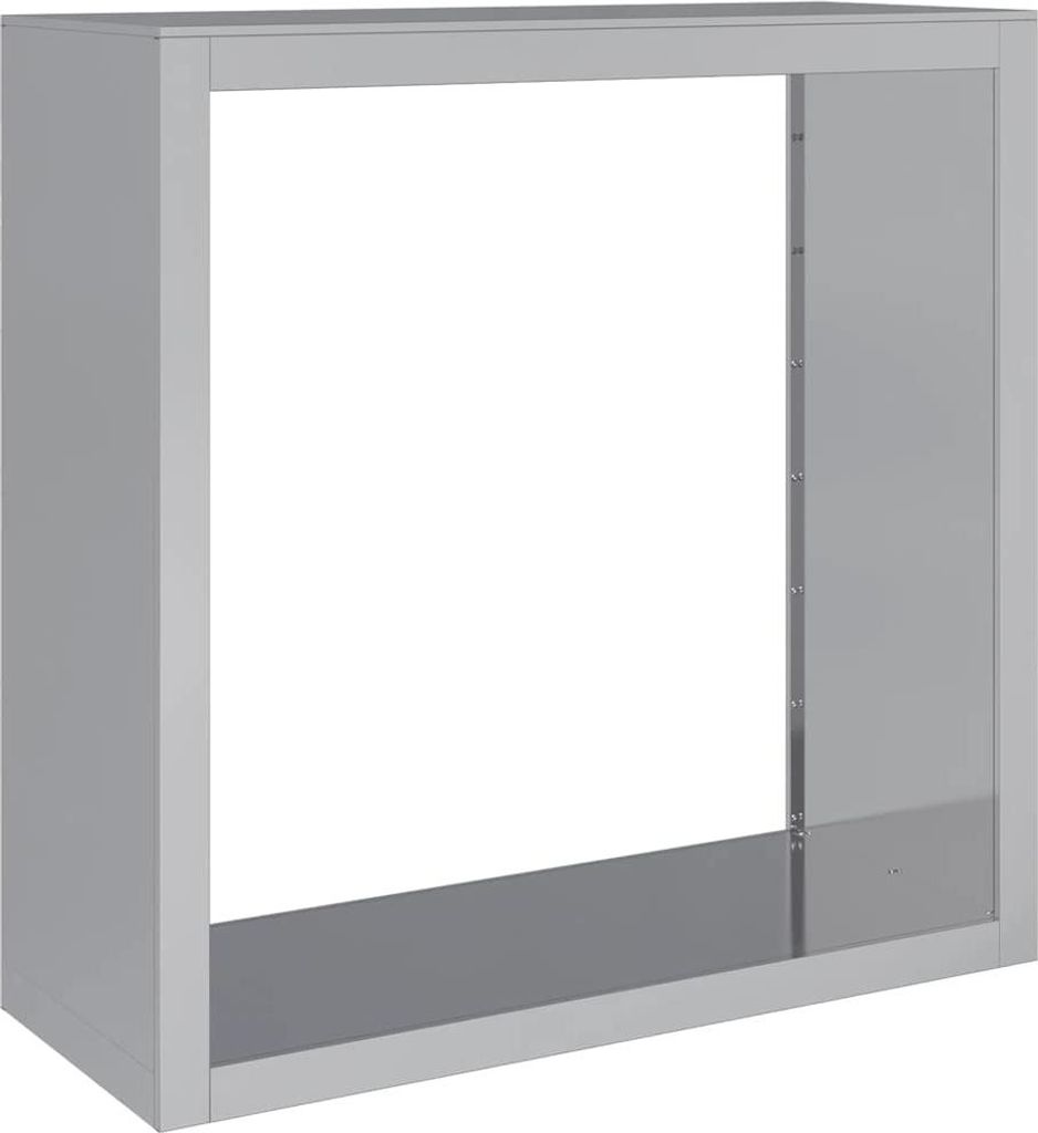vidaXL Houtopslagrek, 100x40x100 cm, verzinkt staal Productafbeelding 