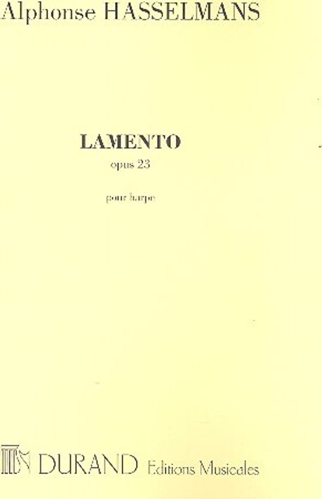 Lamento op.23 pour harpe