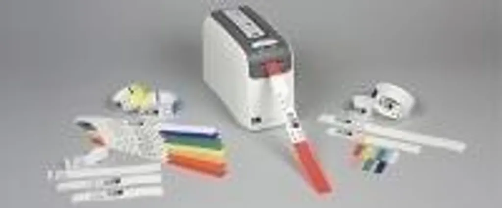 Bracelet d'identification en polypropylène adhésif Zebra Z-Band Direct