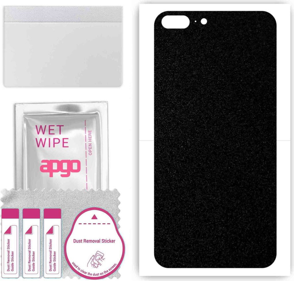 apgo Rückseite Schutzfolie, Skin, kompatibel mit Kruger&Matz Live 5, Hinten Displayschutzfolie aus Vinylfolie, kratzfest, einfache Montage - Matts...