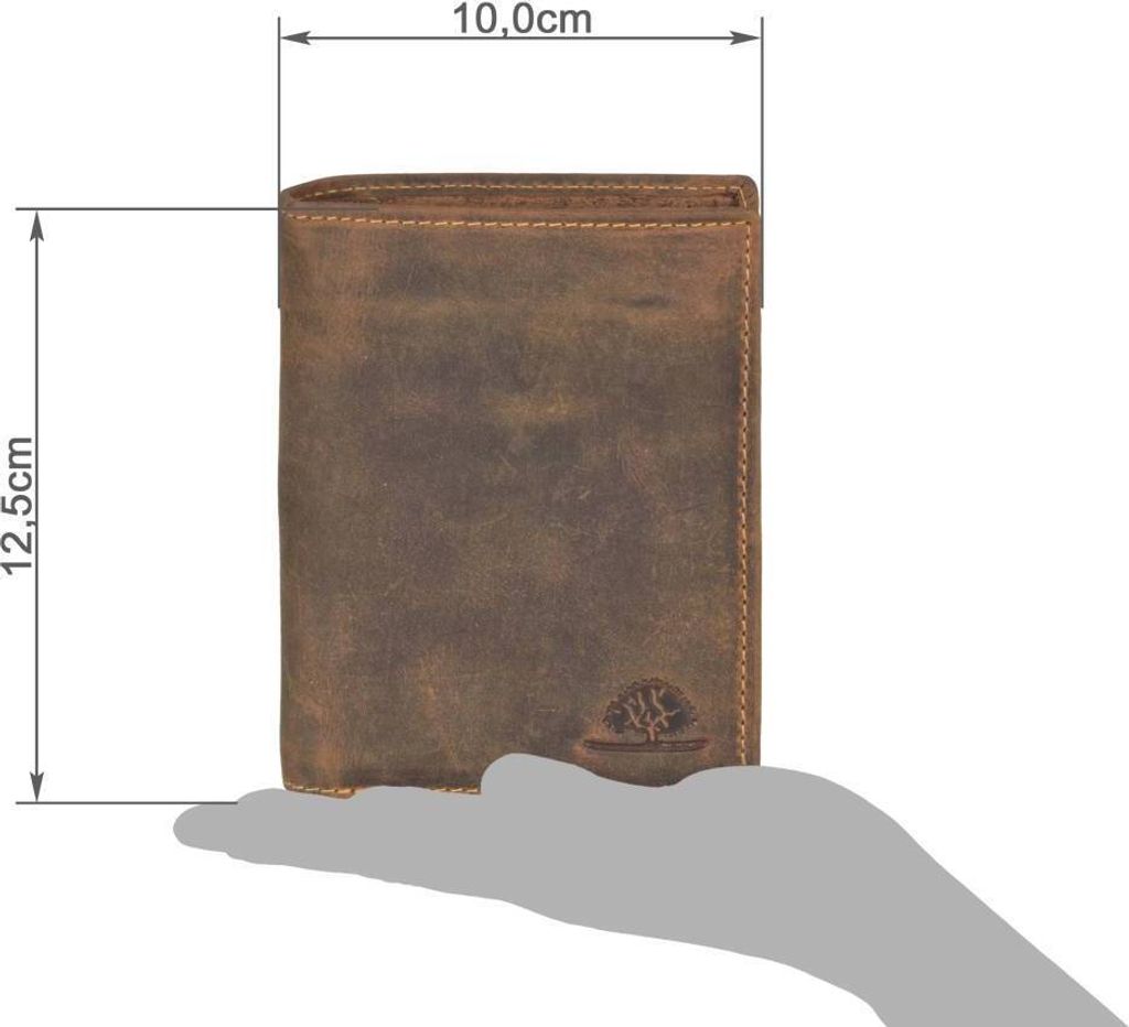Greenburry Vintage Herren RFID Leder Geldbörse Geldbeutel Produktbild 20