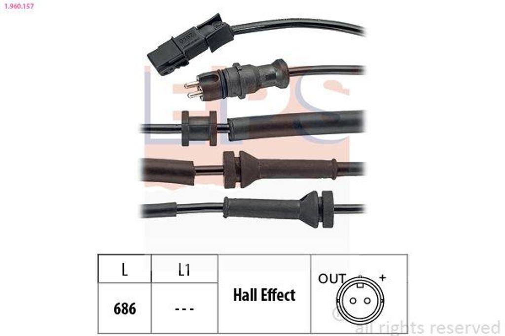 EPS Sensor, Radgeschwindigkeit x Produktbild 