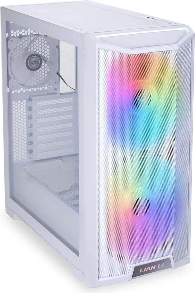 Boîtier PC Lian Li Lancool 215 Blanc Idéal pour Gaming et Bureautique