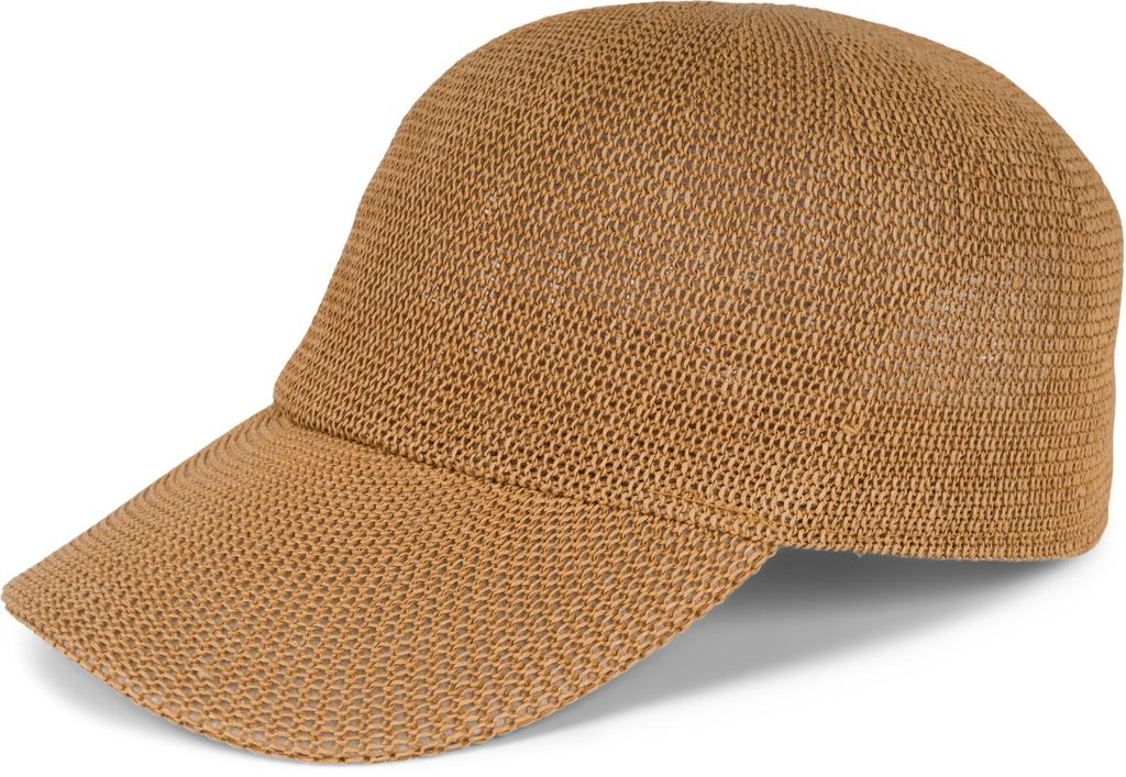 styleBREAKER Papierstroh Baseball Cap einfarbig | luftiges Produktbild 