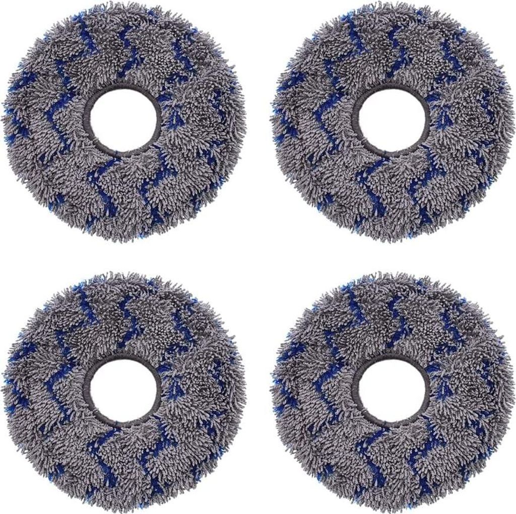 Ersatz-Mopp-Pads für Ecovacs Deebot /T10/T20/T30 Omni, T30S/N30 Serie, Staubsauger-Mopptücher, 4er-Pack