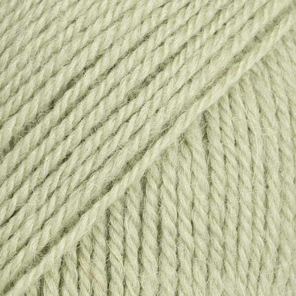 Drops Flora Wolle 65% Peruanische Wolle, 35% Alpaka Pistazie 210m/50g Fein