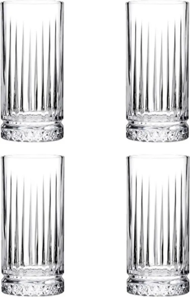Verres à eau en verre taillé Pasabahce Elysia pour une table élégante