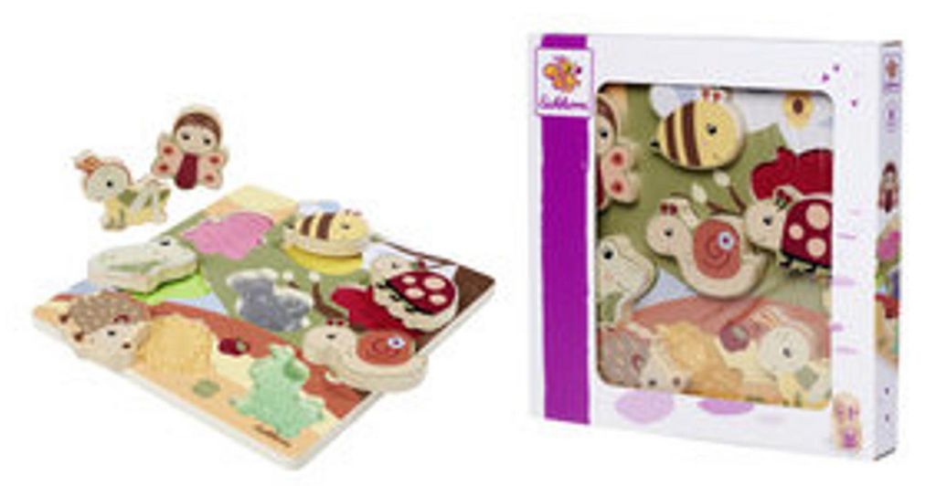 Puzzle à toucher avec tissu Eichhorn 100006840 Image du produit 