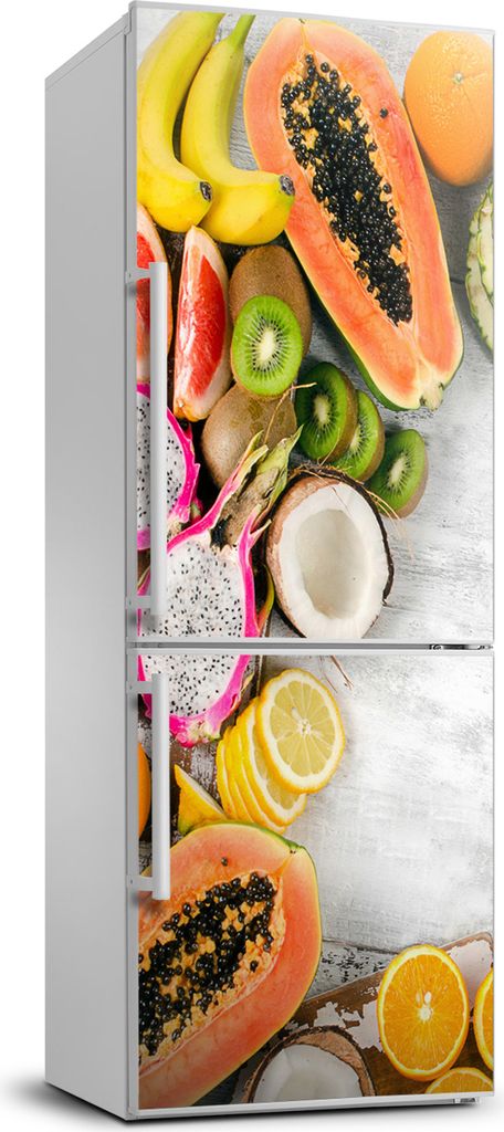 Tulup Kühlschrankdekoration - 70x190 cm - Aufkleber auf dem Kühlschrank - Obst
