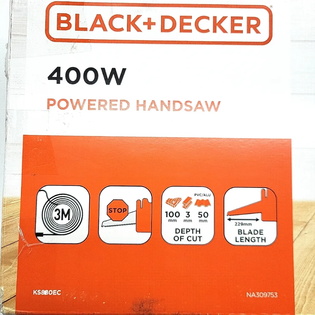 Scie sauteuse et égoïne 400W à variateur électronique Black & Decker - 7