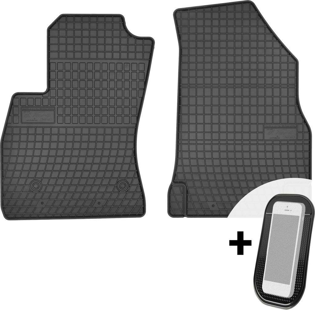 Gummimatten Auto Fußmatten Automatten Passgenau 4-teilig Set - passend für Fiat Doblo Opel Combo ab 2008