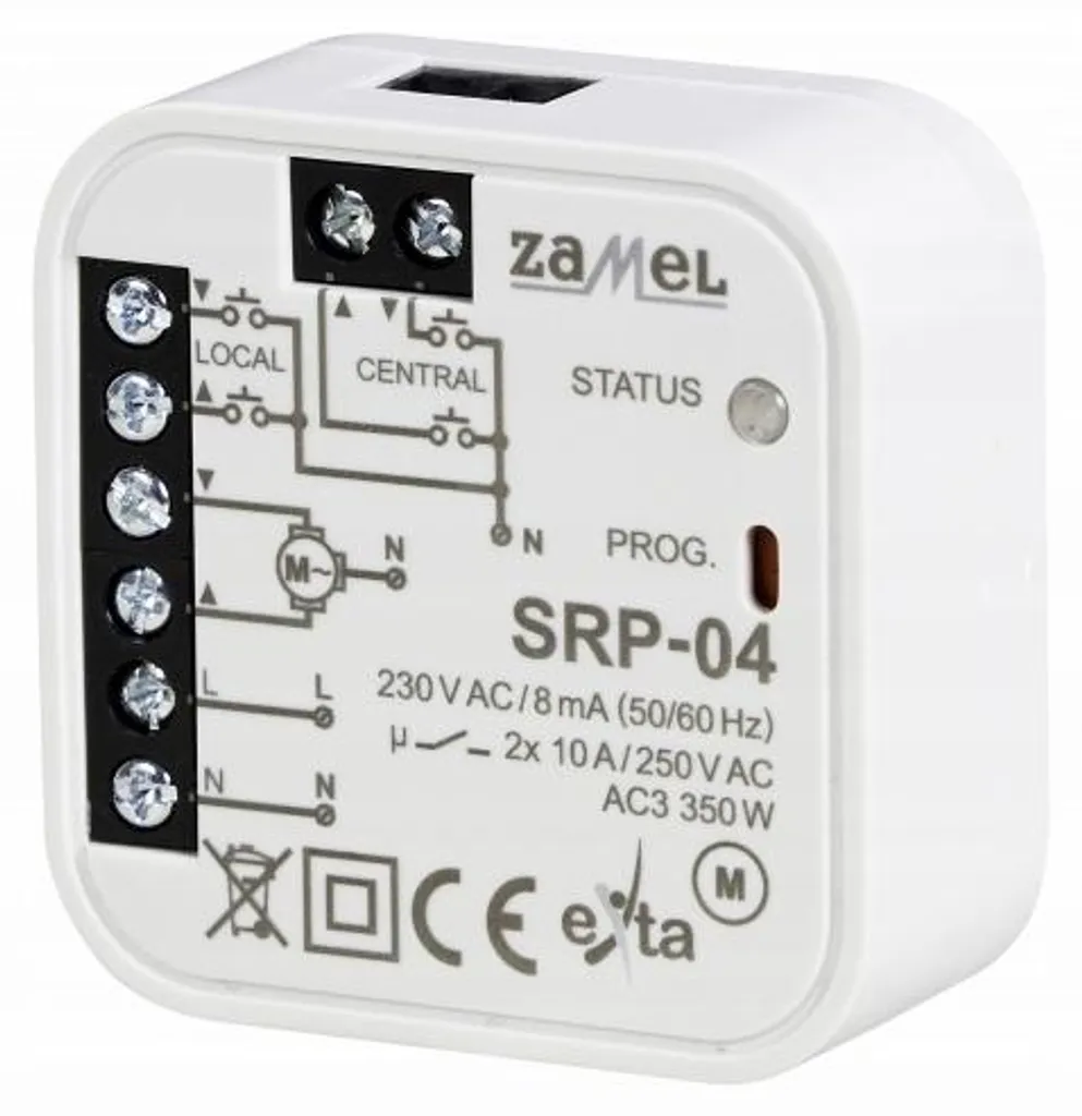 Commande de volets roulants filaire encastrée SRP-04 exta Zamel - 2