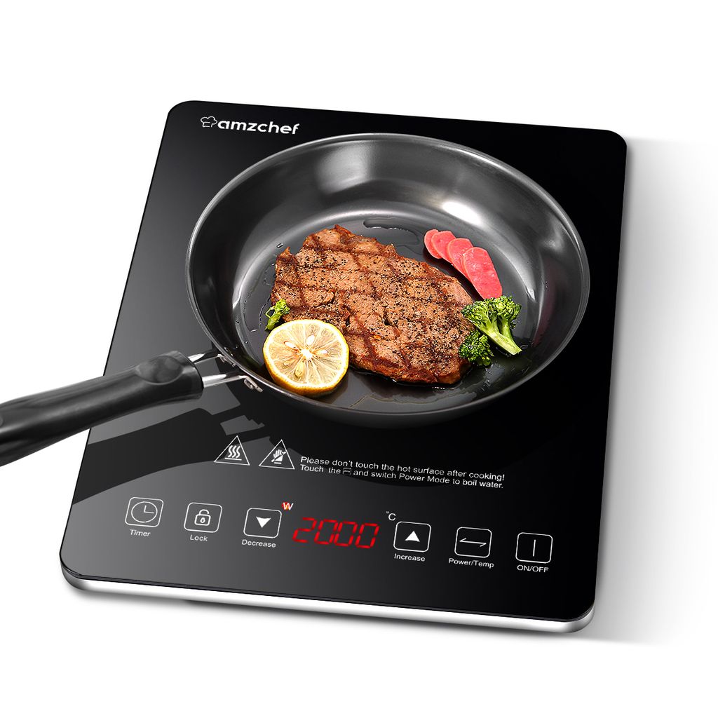 AMZCHEF Induktionskochfeld, Einzeln Induktionskochplatte Produktbild