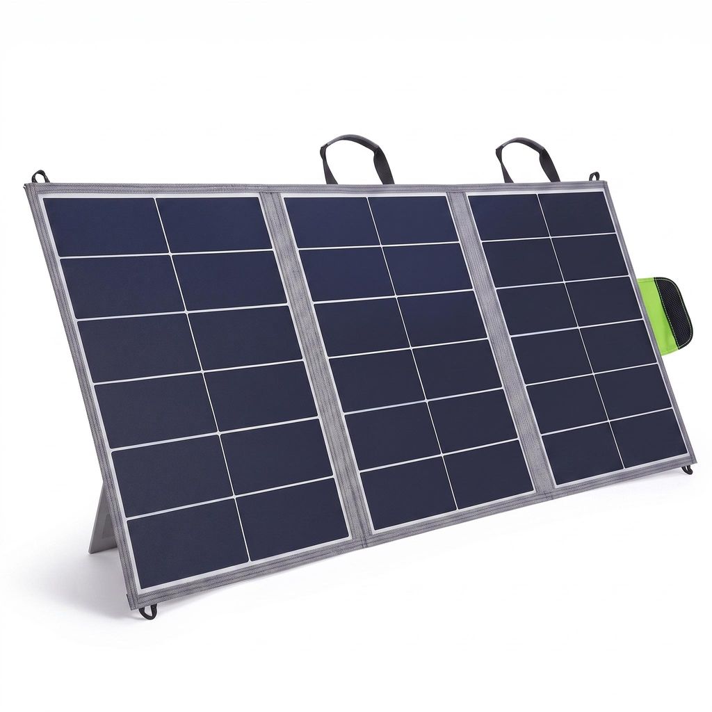 SWAREY 100W Tragbare Solarpanel Faltbares Solarpaneele Produktbild  KI-generiertes Bild