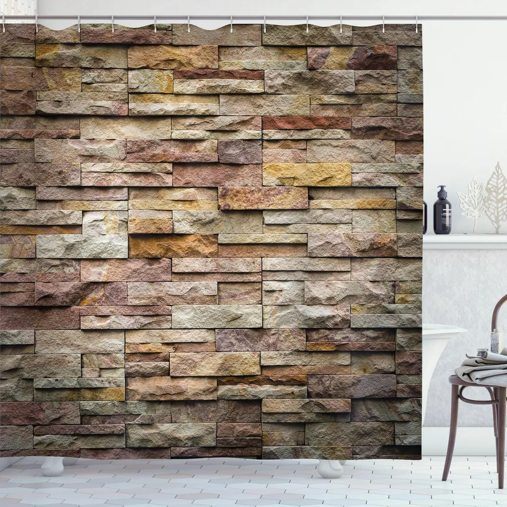 ABAKUHAUS Tenda Doccia Urban Marble: Eleganza Marmo 175x220 cm