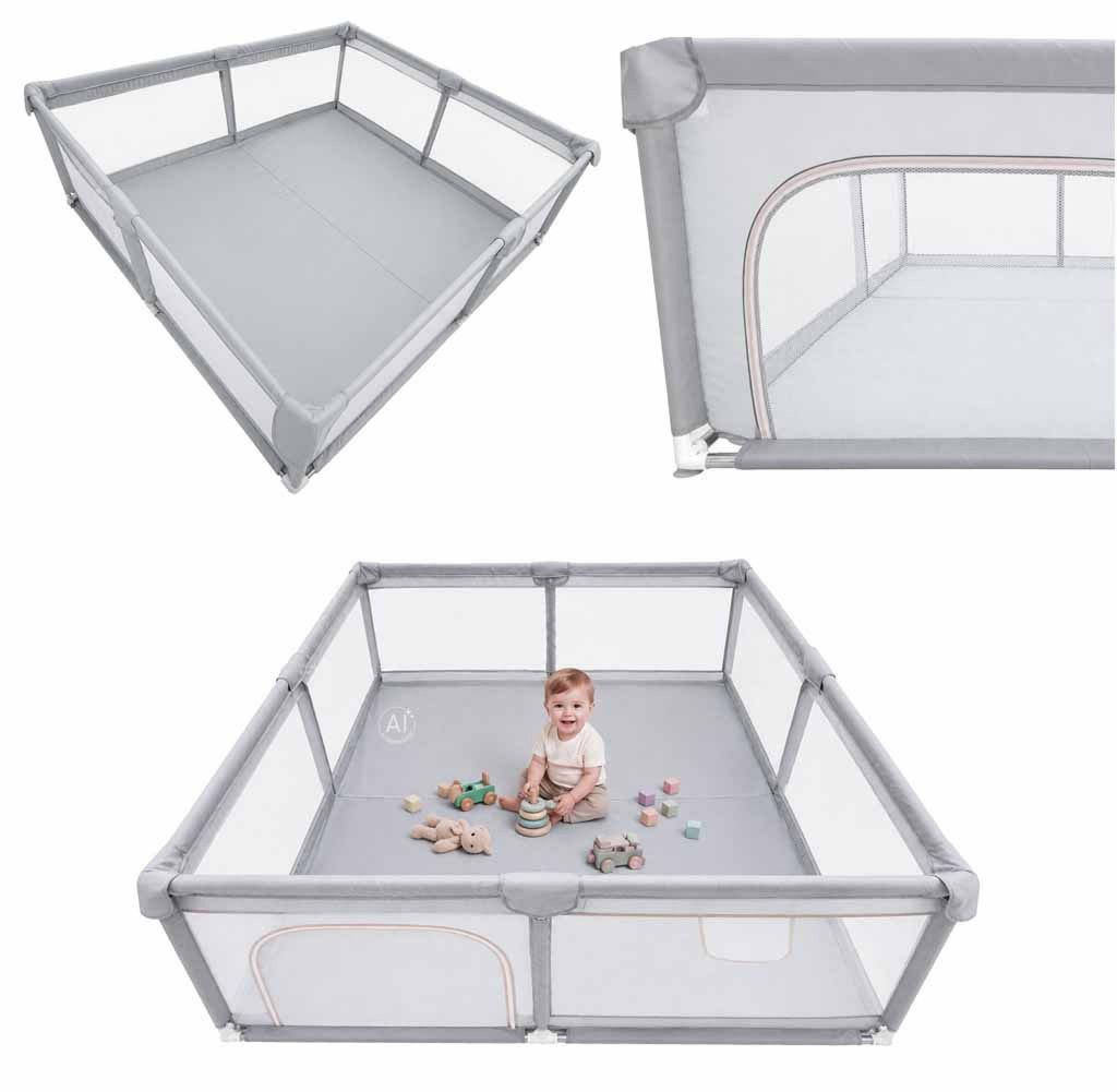 Parc pour enfant, piscine gonflable pliable, aire de jeux Image du produit 