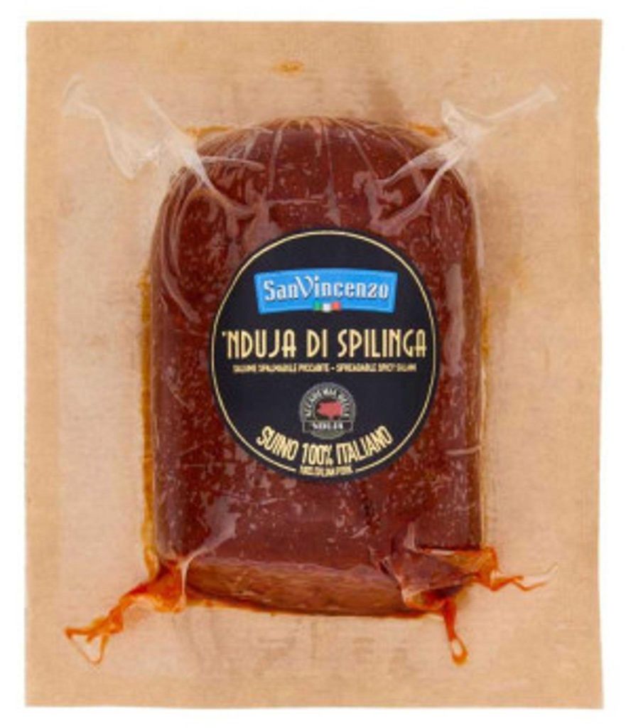 Nduja de Spilinga, épicée, 200 g - San Vincenzo Image du produit 