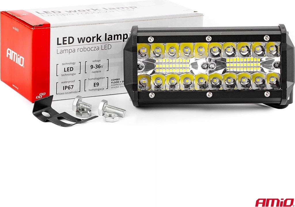 Lampa Robocza Halogen Led 12-24V Serwisowa 3020Lm Mocna Zdjęcie produktu 