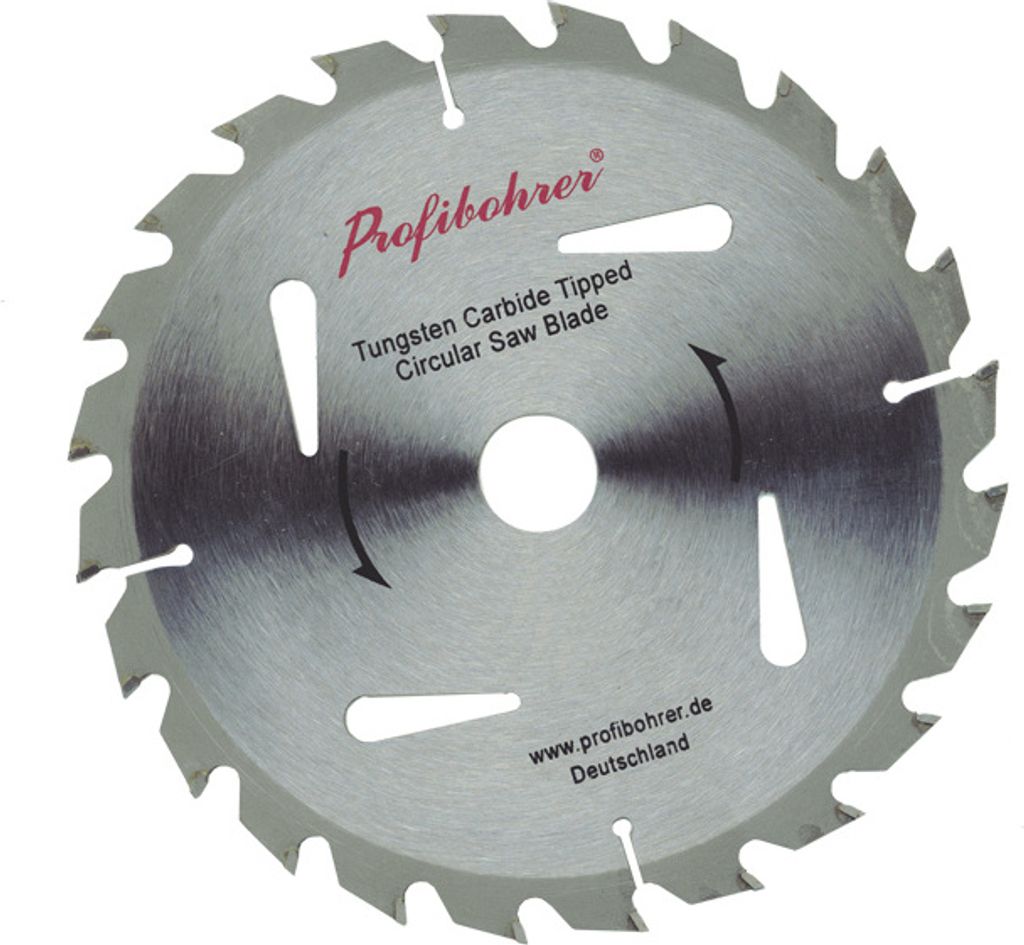 165 mm Hartmetall-Kreissägeblatt für Holz, mit Aufsteckvorrichtung, 165 x 20 mm, D=24
