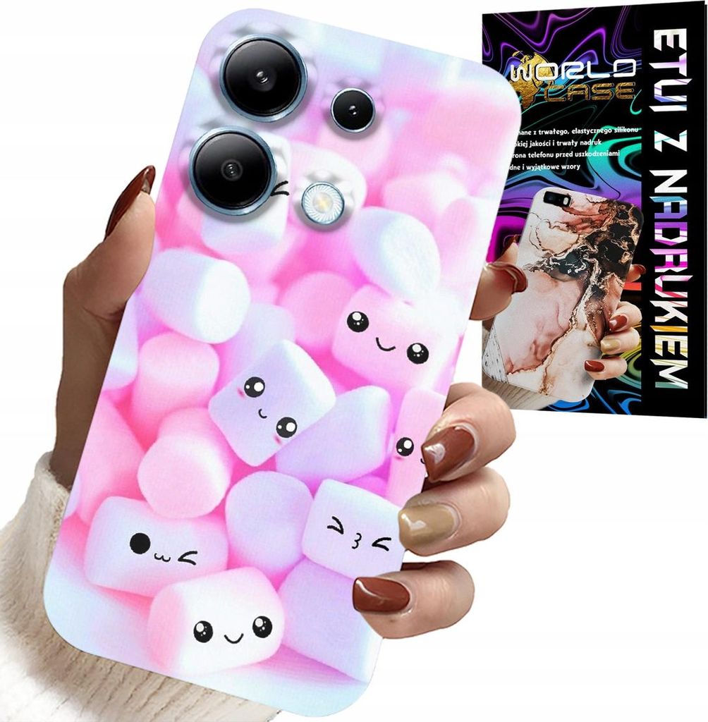 Gehäuse Für Xiaomi Note 13 5G - Süsses Marshmallow-Design, Gehäuse, Rückseite