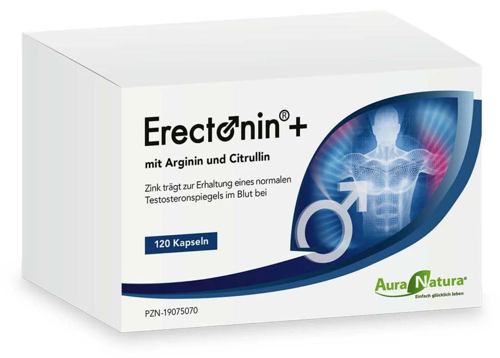 Aura Natura Erectonin Plus | L-Arginin Kapseln mit Produktbild 