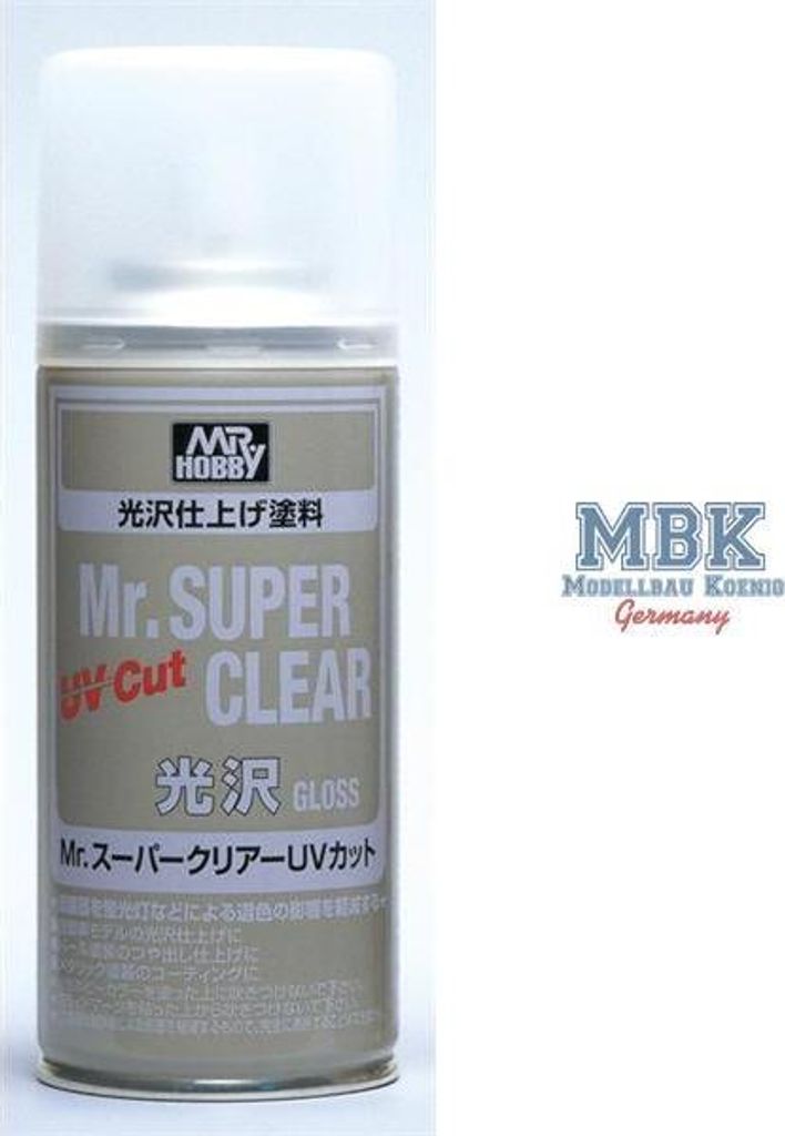Mr Hobby - Gunze B-522 - Mr. Super Clear UV Cut Gloss Spray Produktbild 