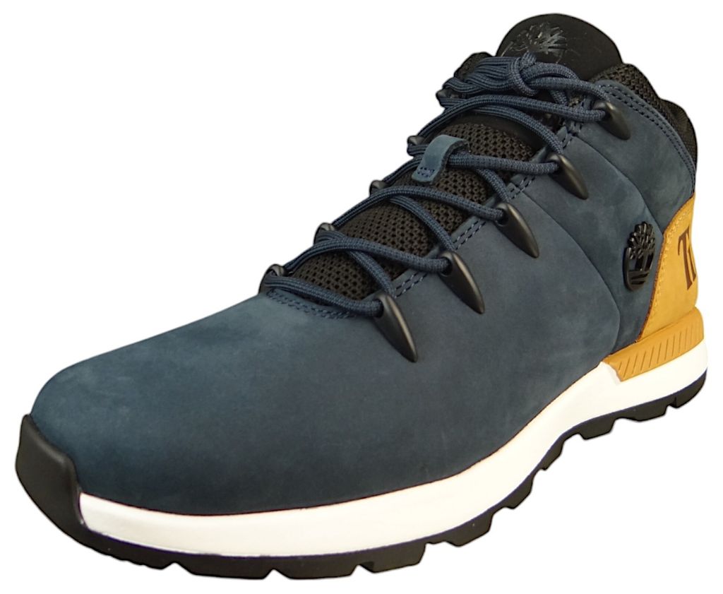 Timberland Sprint Trekker MID Laceup Herren Schnürstiefel in Blau, Größe 7