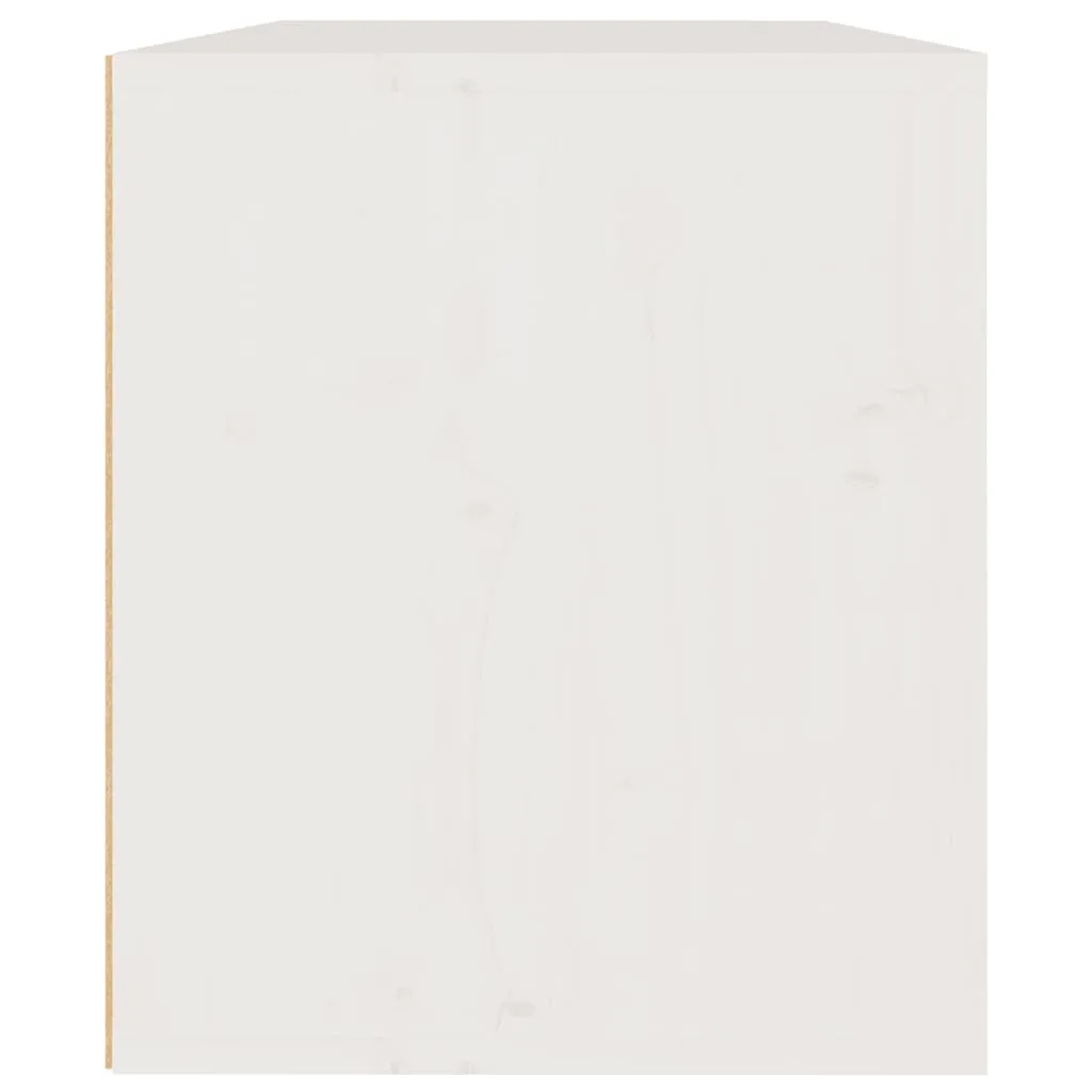 Offerta Armadio a Muro 60x30x35 Bianco - Legno Pino Massiccio Luxury - 6
