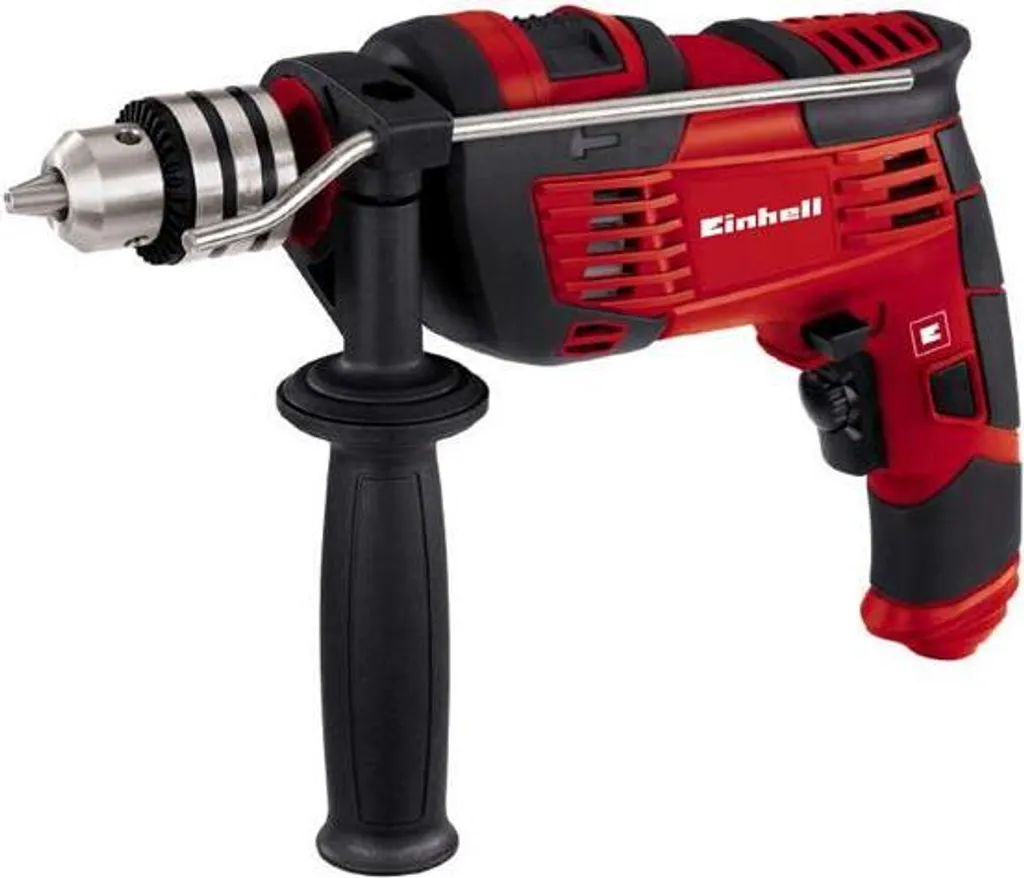 Perceuse à percussion filaire Einhell TH-ID 1000 E 1010W Noir et Rouge