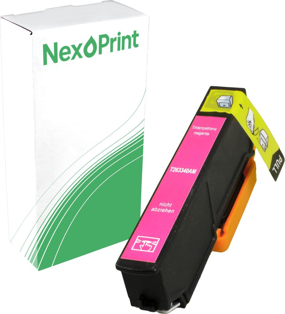 NexoPrint C13T263340 26XL magenta Druckerpatronen kompatibel zu Epson Expression Premium XP-615 Expression Premium XP-620 Expression Premium XP-625...
