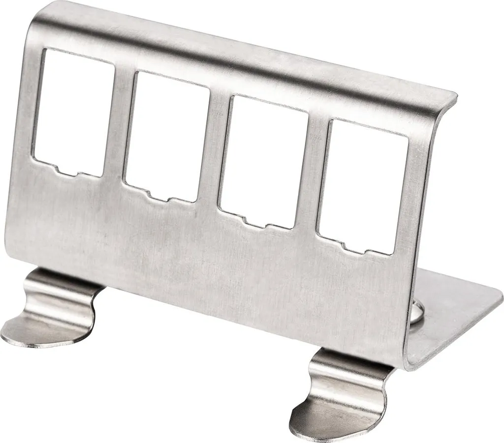 Adattatore ROLINE Guida DIN 4 Keystone | Supporto RJ45 per Quadro Elettrico