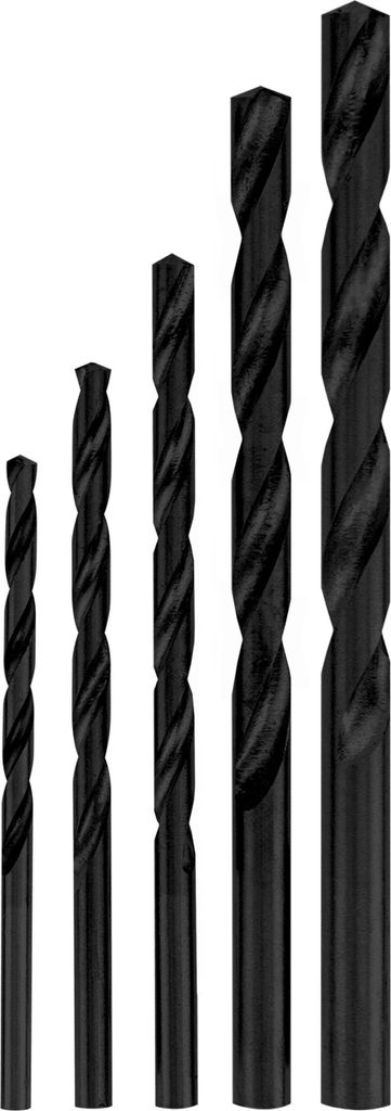 HSS-Bohrer-Set 4-10 mm 5-teilig für Holz Kunststoff dünnes Metall