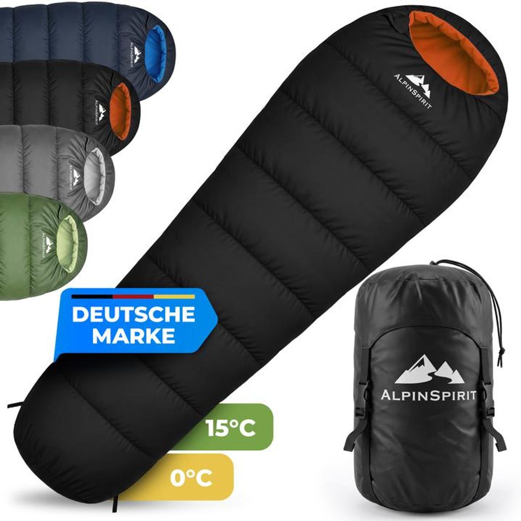AlpinSpirit Schlafsack [Ultraleicht] 3 Jahreszeiten Sommer Produktbild 