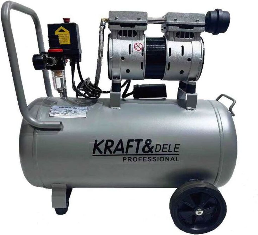 Kraft&Dele KD1396 compresseur sans huile 50L 8bar Image du produit 