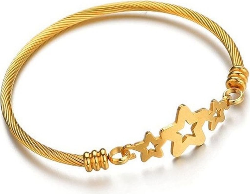 Elegantes Gold Armband Elison für empfindliche Haut KP19819
