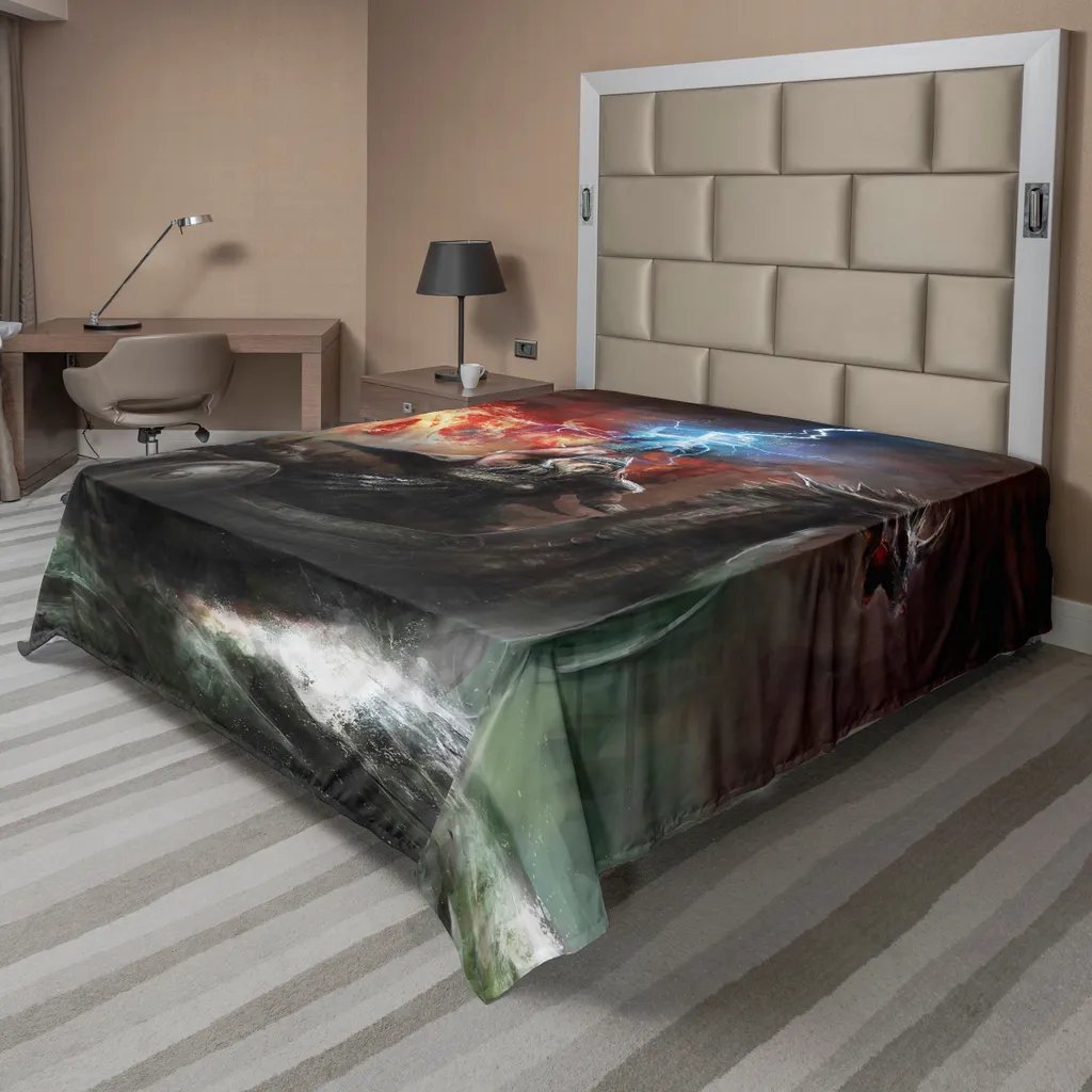 Lenzuolo Drago Vichingo ABAKUHAUS 275x260 - Design Epico e Confortevole