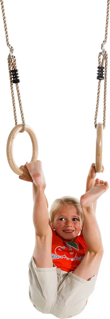 Anelli in Legno Naturale per Neonati e Giochi Montessori - 6