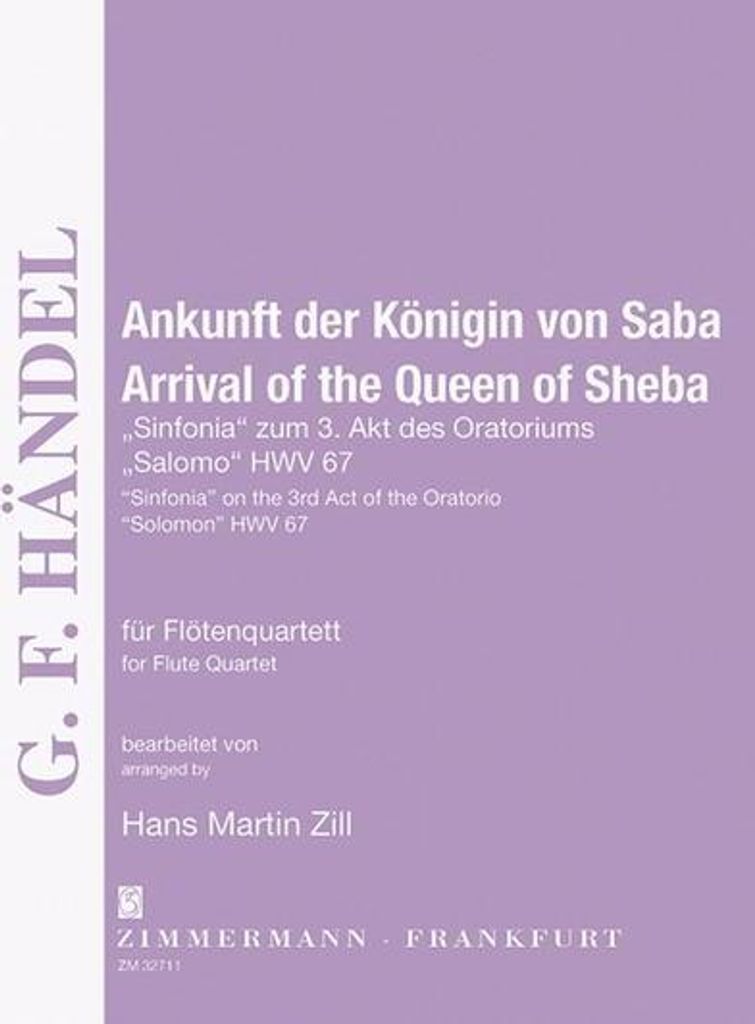 Händel, G: Ankunft der Königin von Saba