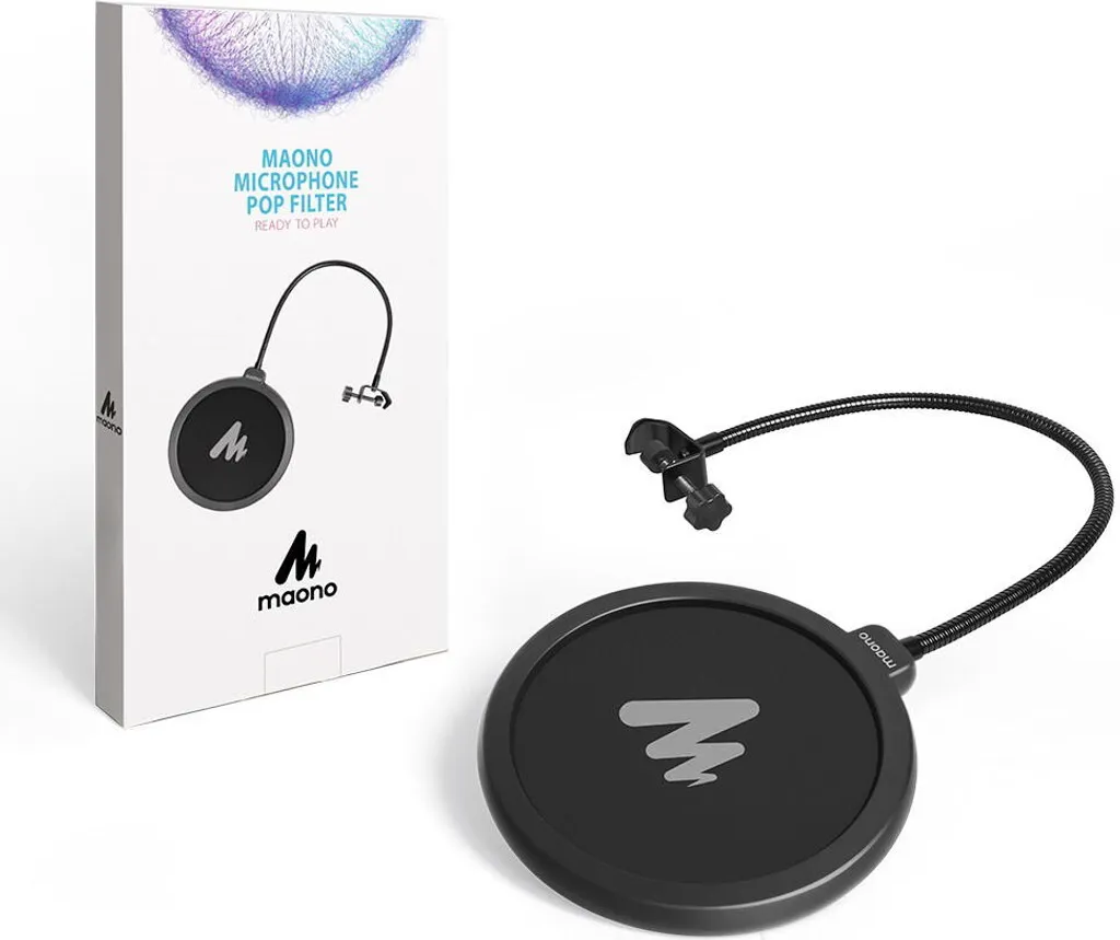 Micro Cardioïde Haute Sensibilité AU-PM150 + Filtre PF150 Noir