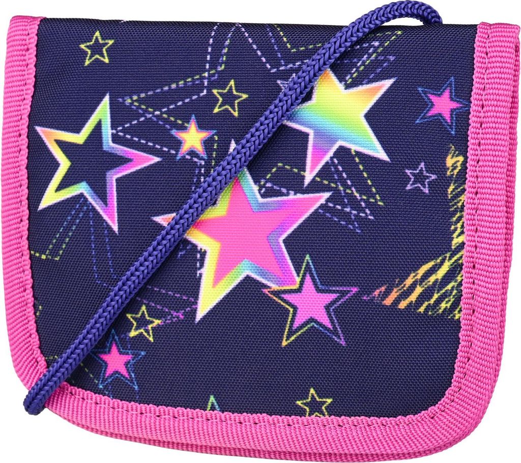 McNeill Brustbeutel Geldbörse Neck Pouch Stars bunt