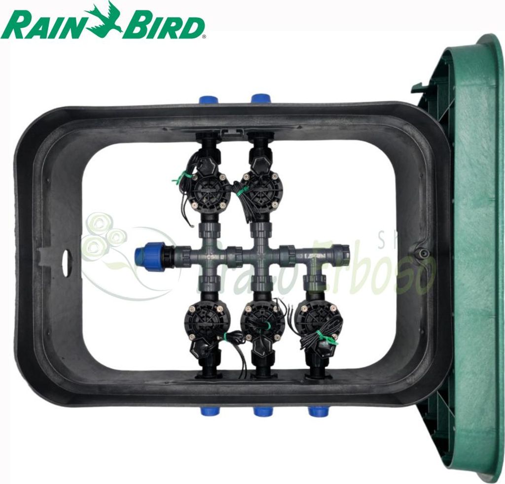 PA-HV-5 - 1" 5-Zonen-Ventilkasten mit Rain Bird Komponenten