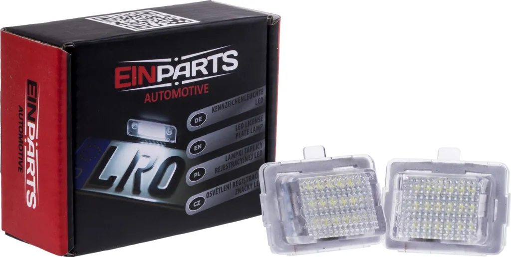 Éclairage Plaque LED Anti-Erreur ODB Mercedes Classe C W204 et W212